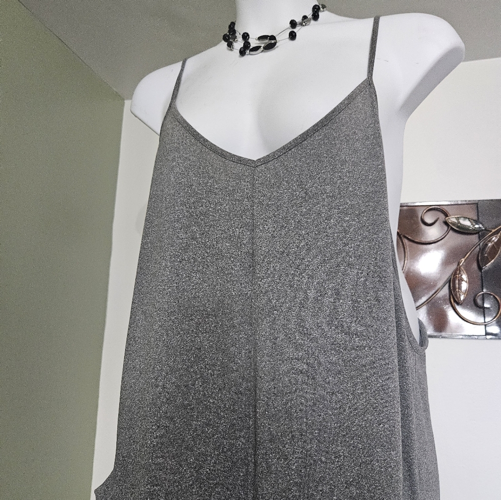 SHEIN Gray Sleeveless Jumpsuit